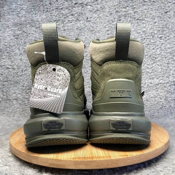 Vans MTE Crestline Waterproof Sneaker Boot Size 11.5 Men Moss Green - Picture 5 of 6